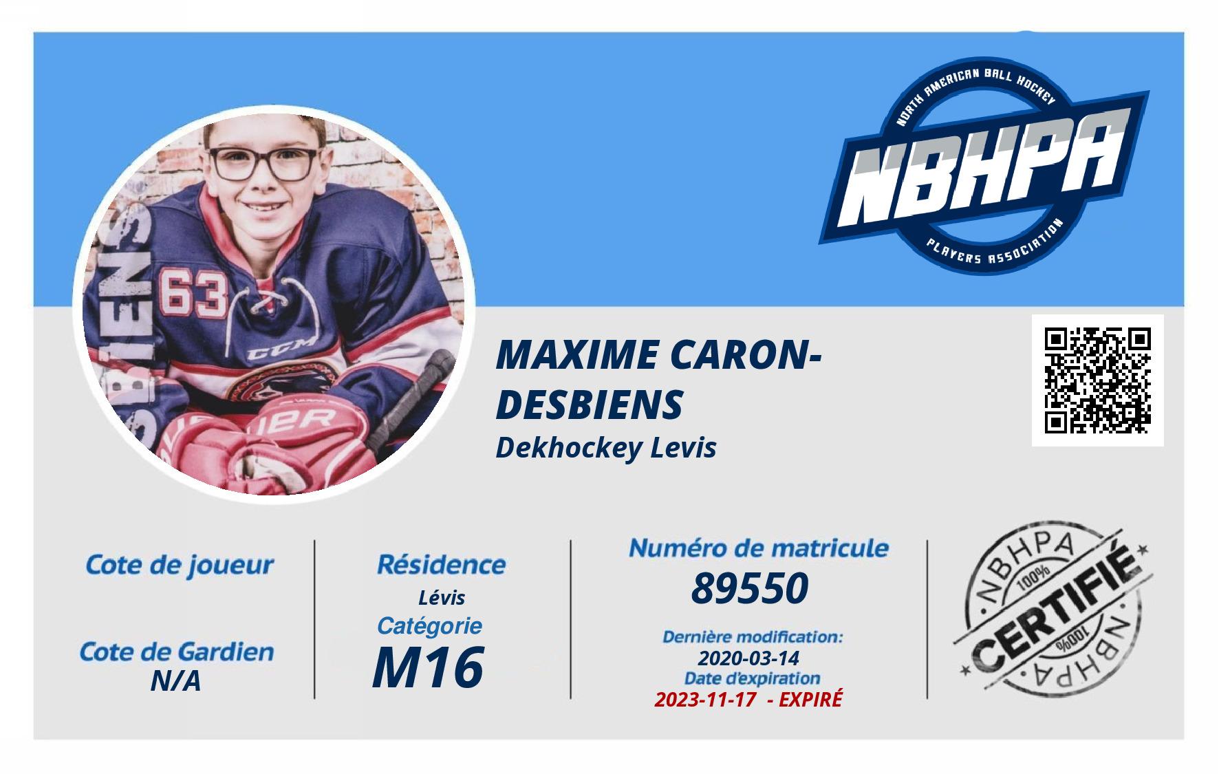 Maxime Caron-Desbiens
