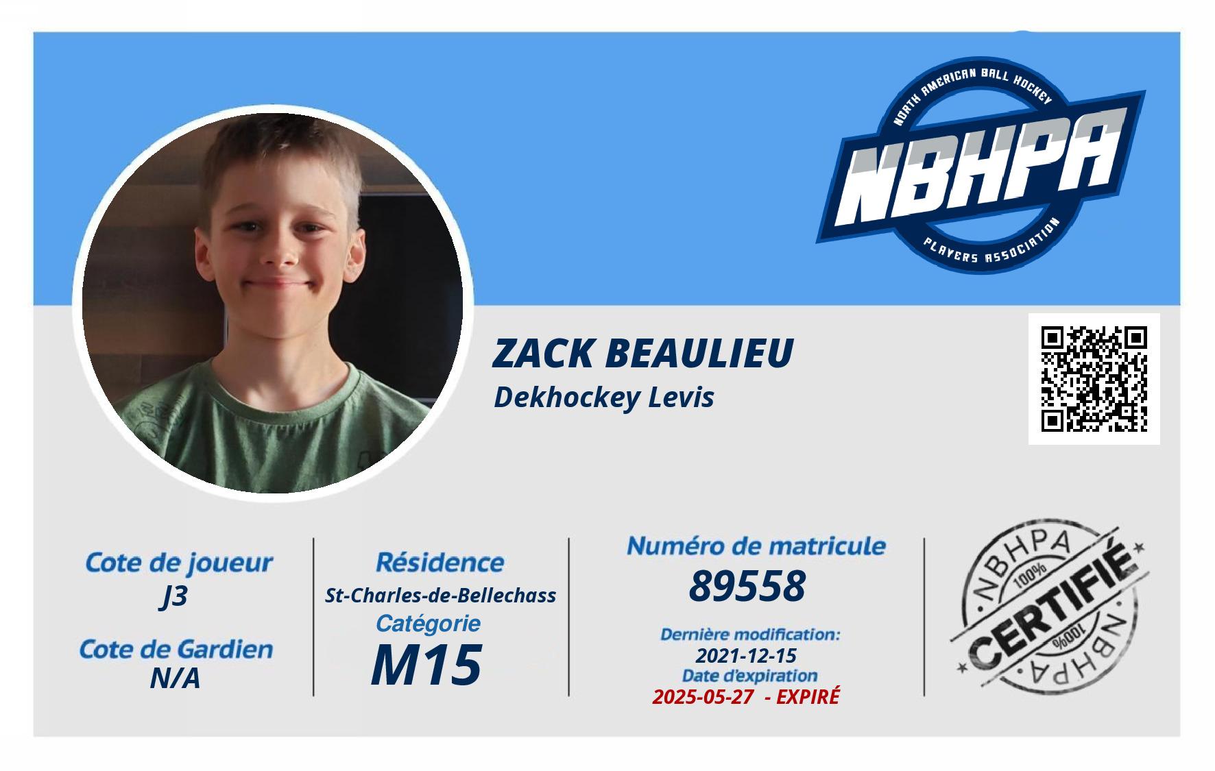Zack Beaulieu