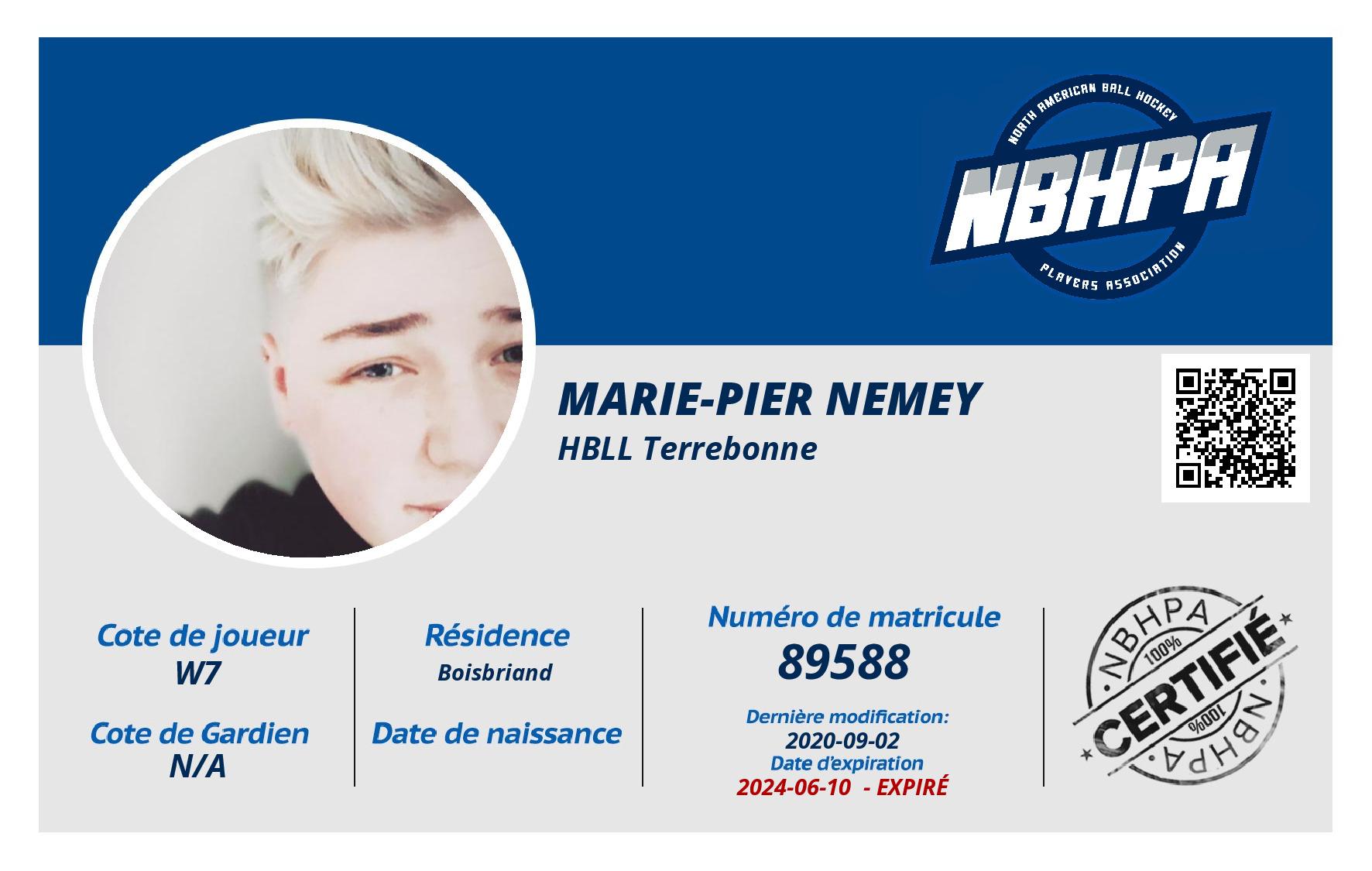Marie-Pier Nemey 