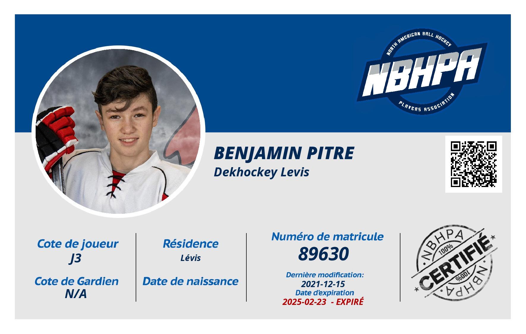 Benjamin Pitre