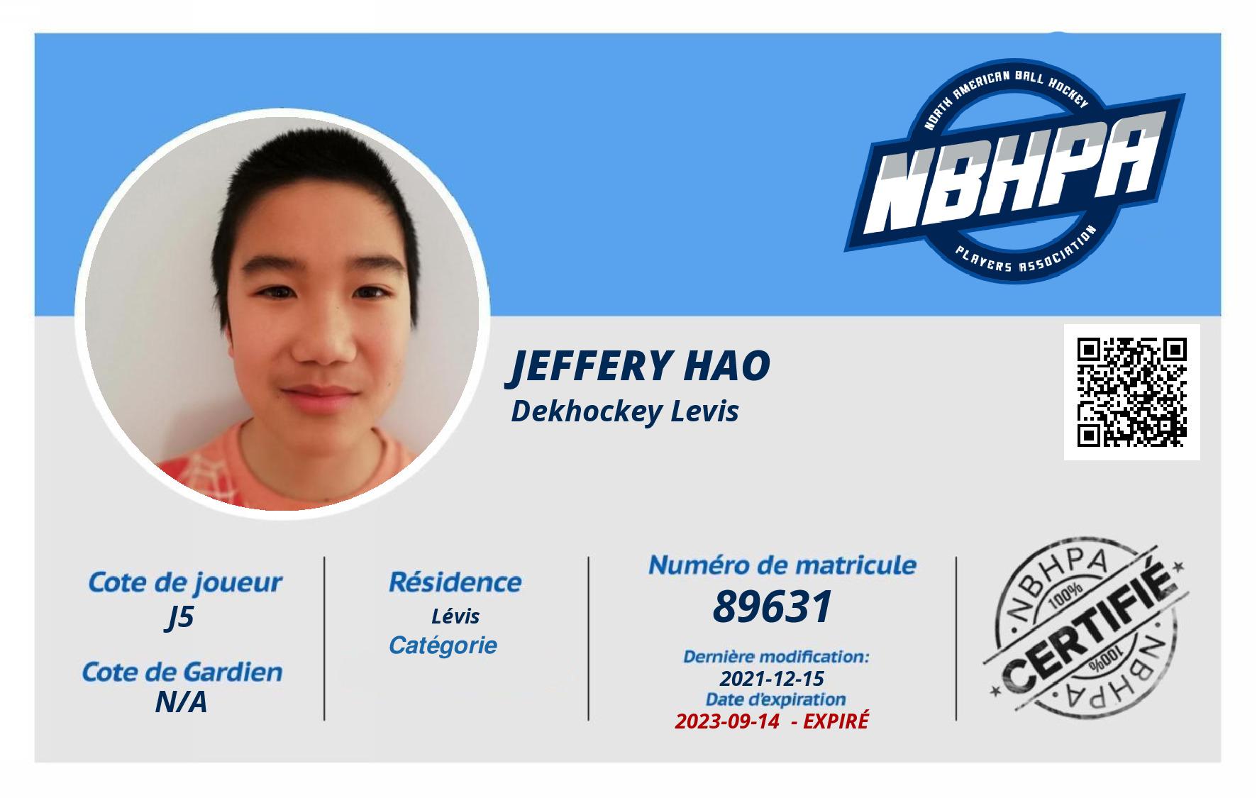 Jeffery Hao
