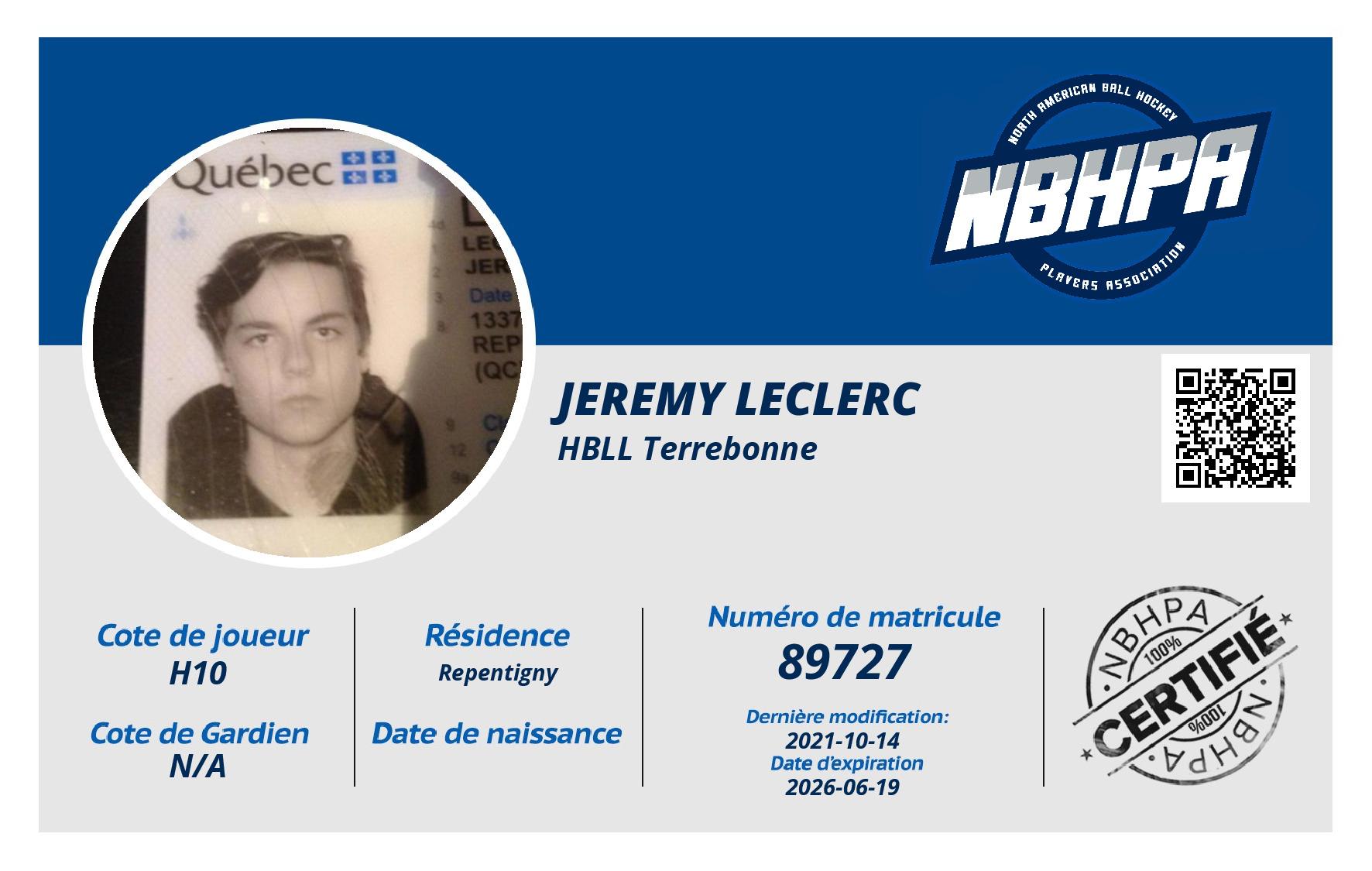 Jeremy Leclerc