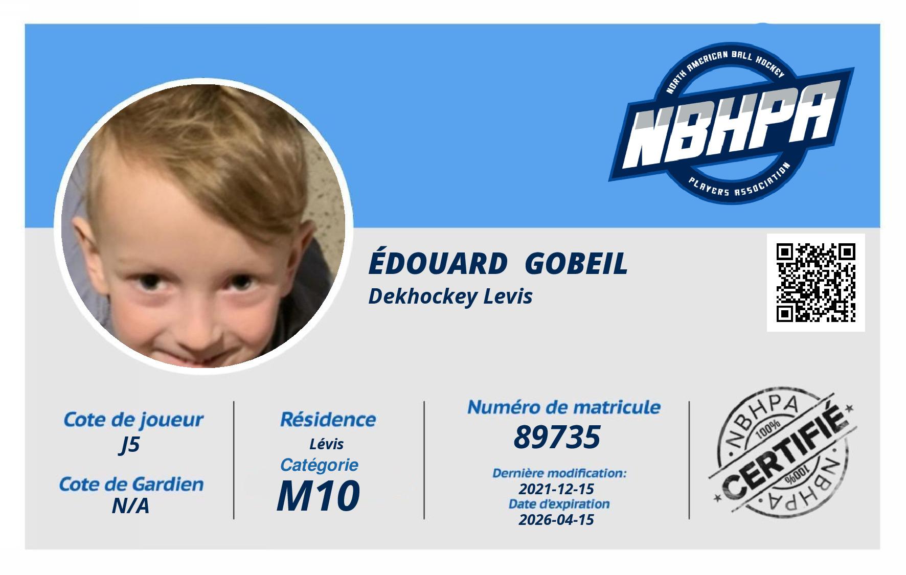 Édouard  Gobeil 