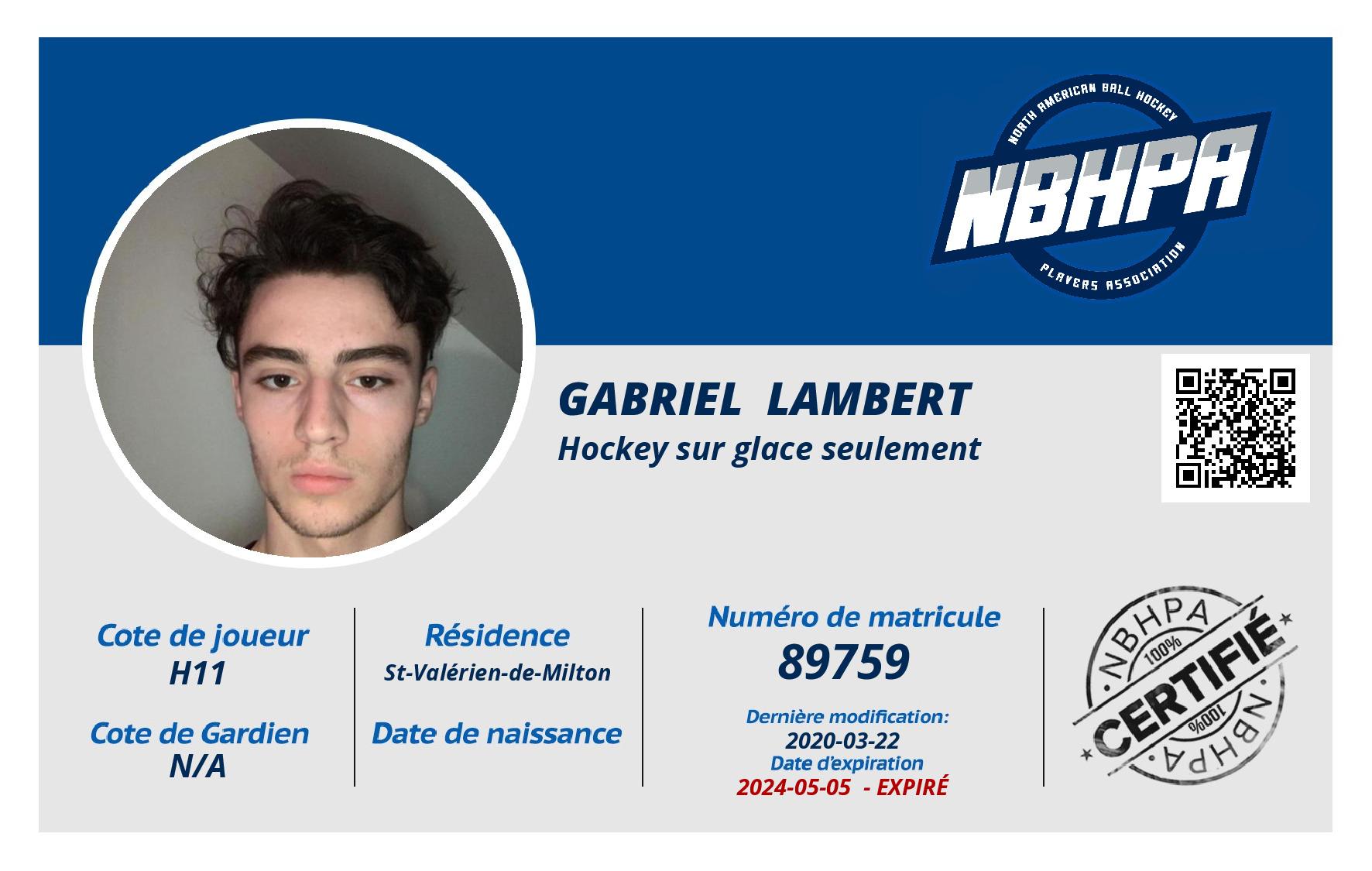 Gabriel  Lambert