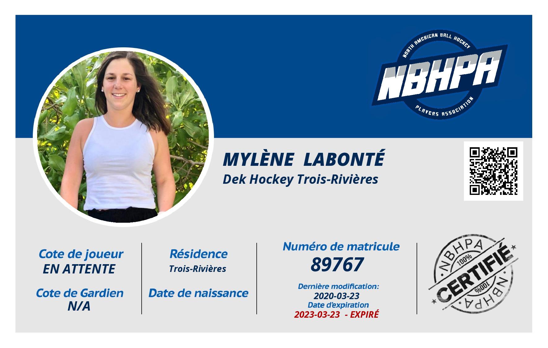 Mylène  Labonté