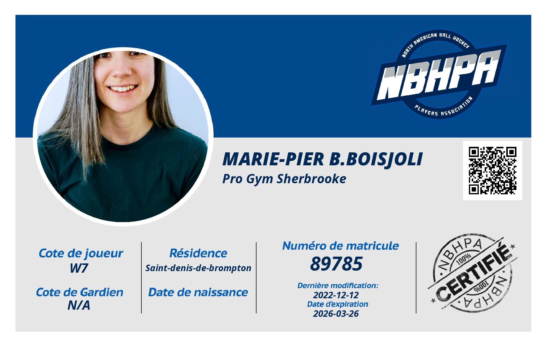 Marie-Pier B.Boisjoli