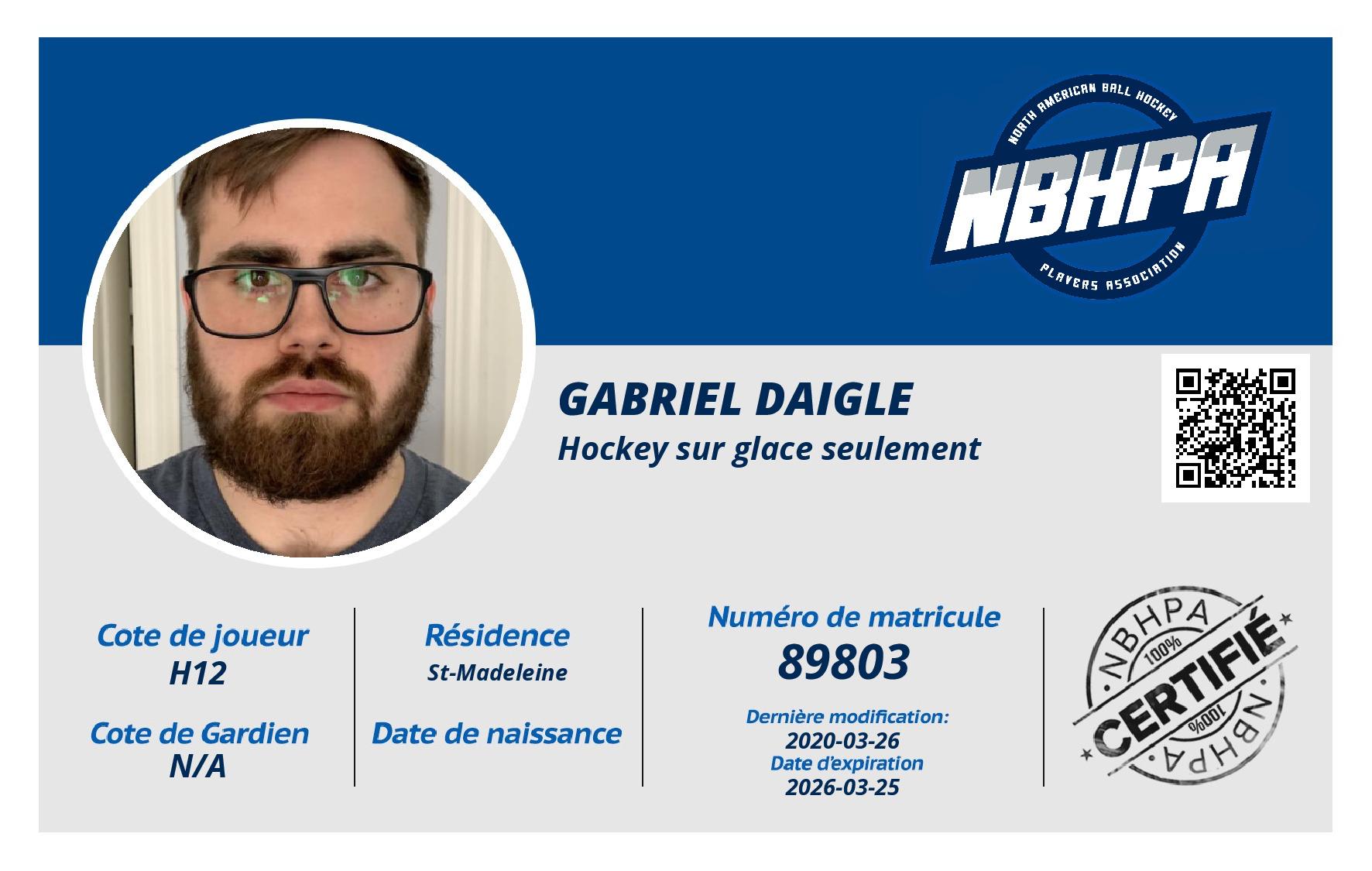 Gabriel Daigle