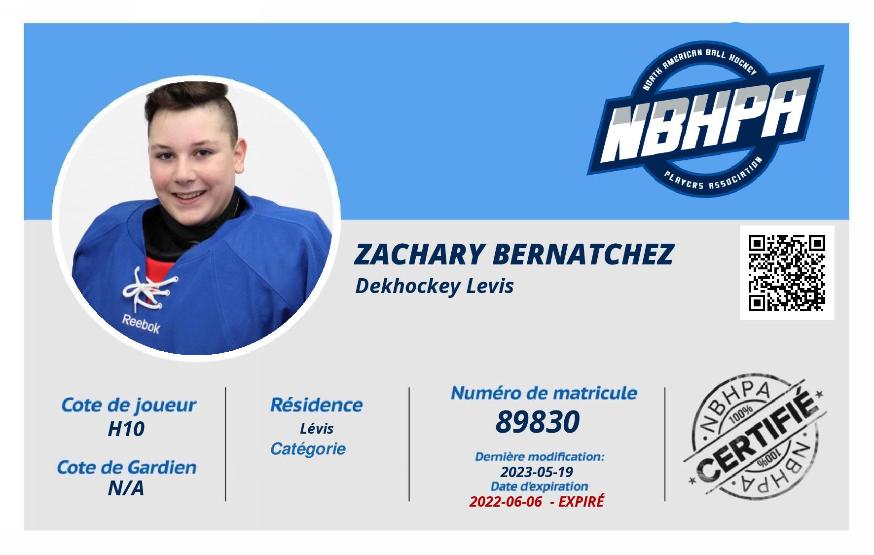 Zachary Bernatchez