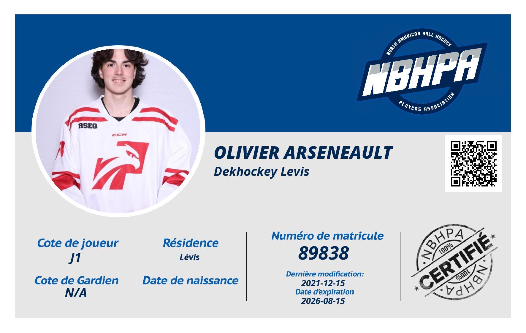 Olivier Arseneault 