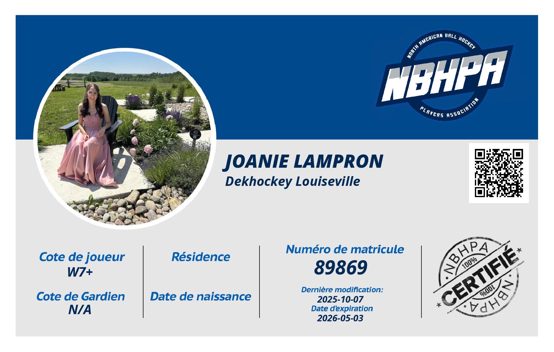 Joanie Lampron