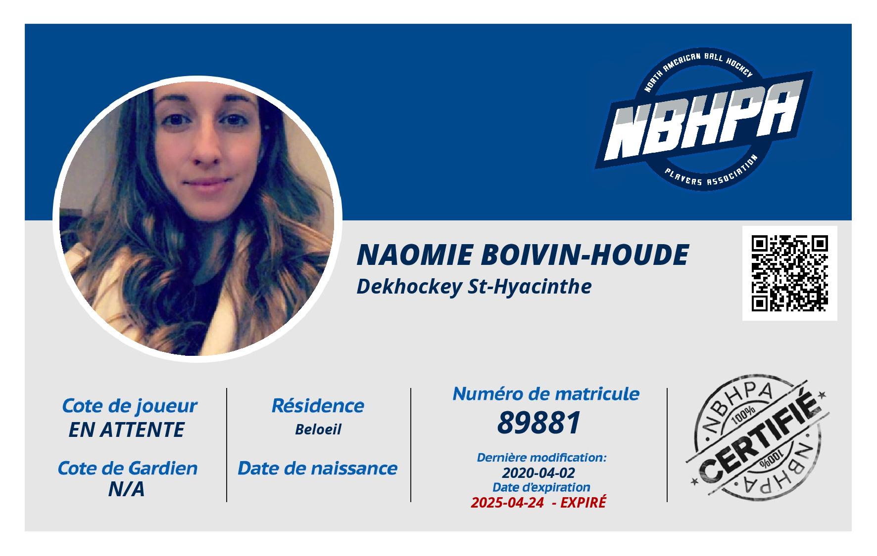 Naomie Boivin-Houde