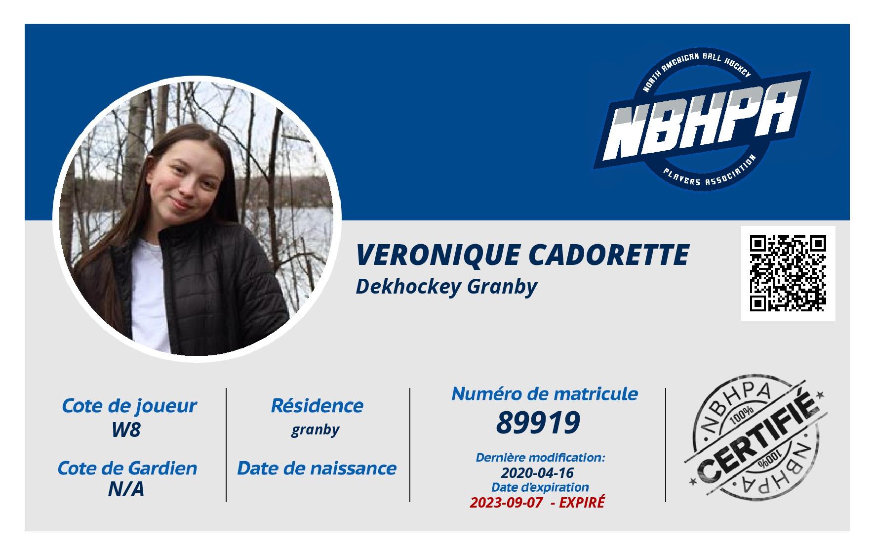 Veronique Cadorette
