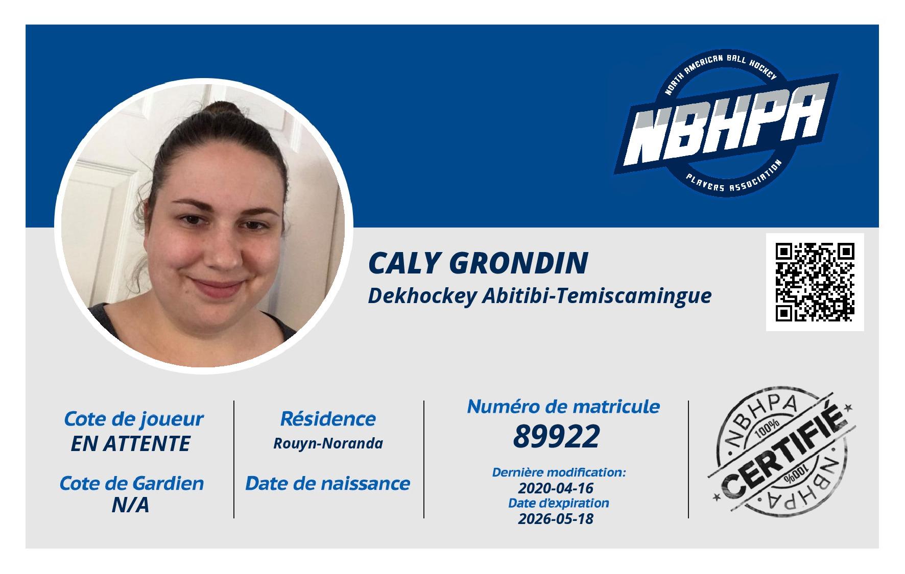 Caly Grondin