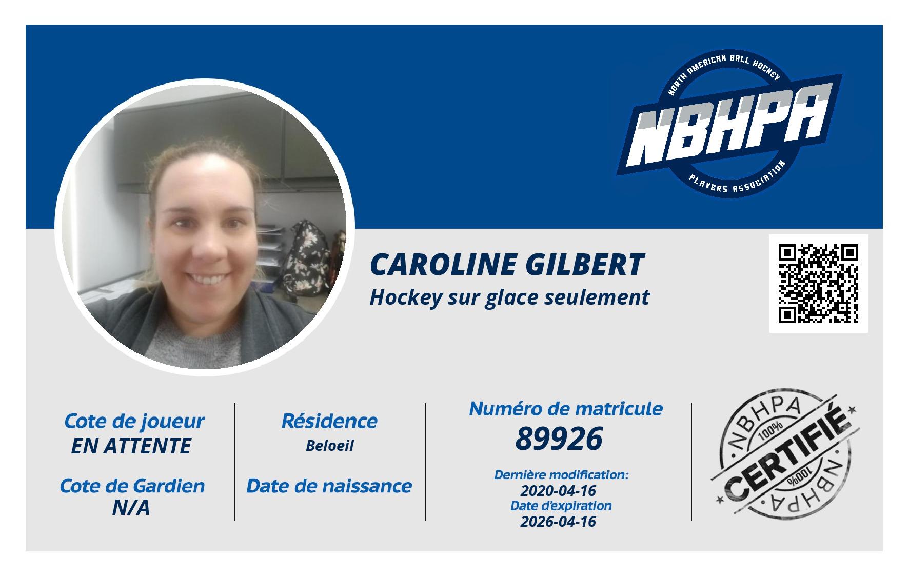 Caroline Gilbert
