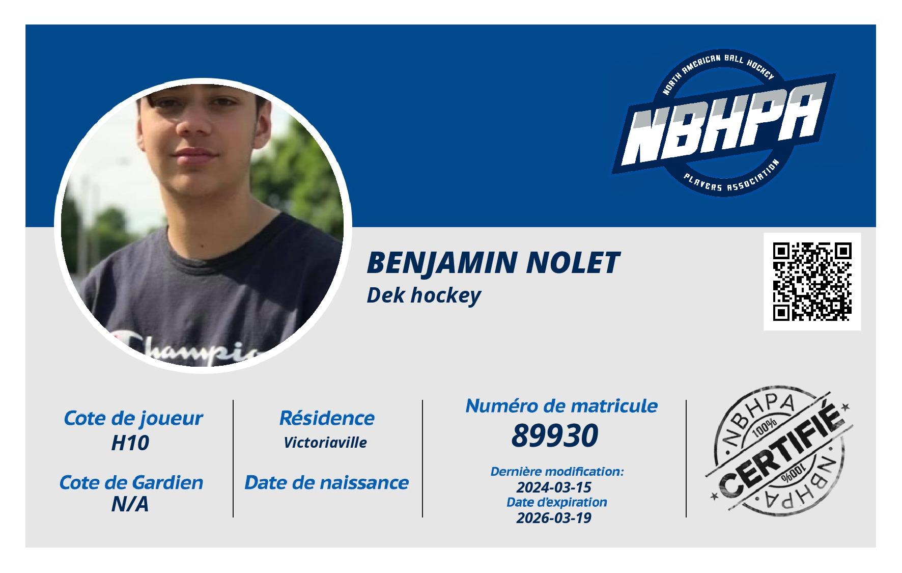 Benjamin Nolet