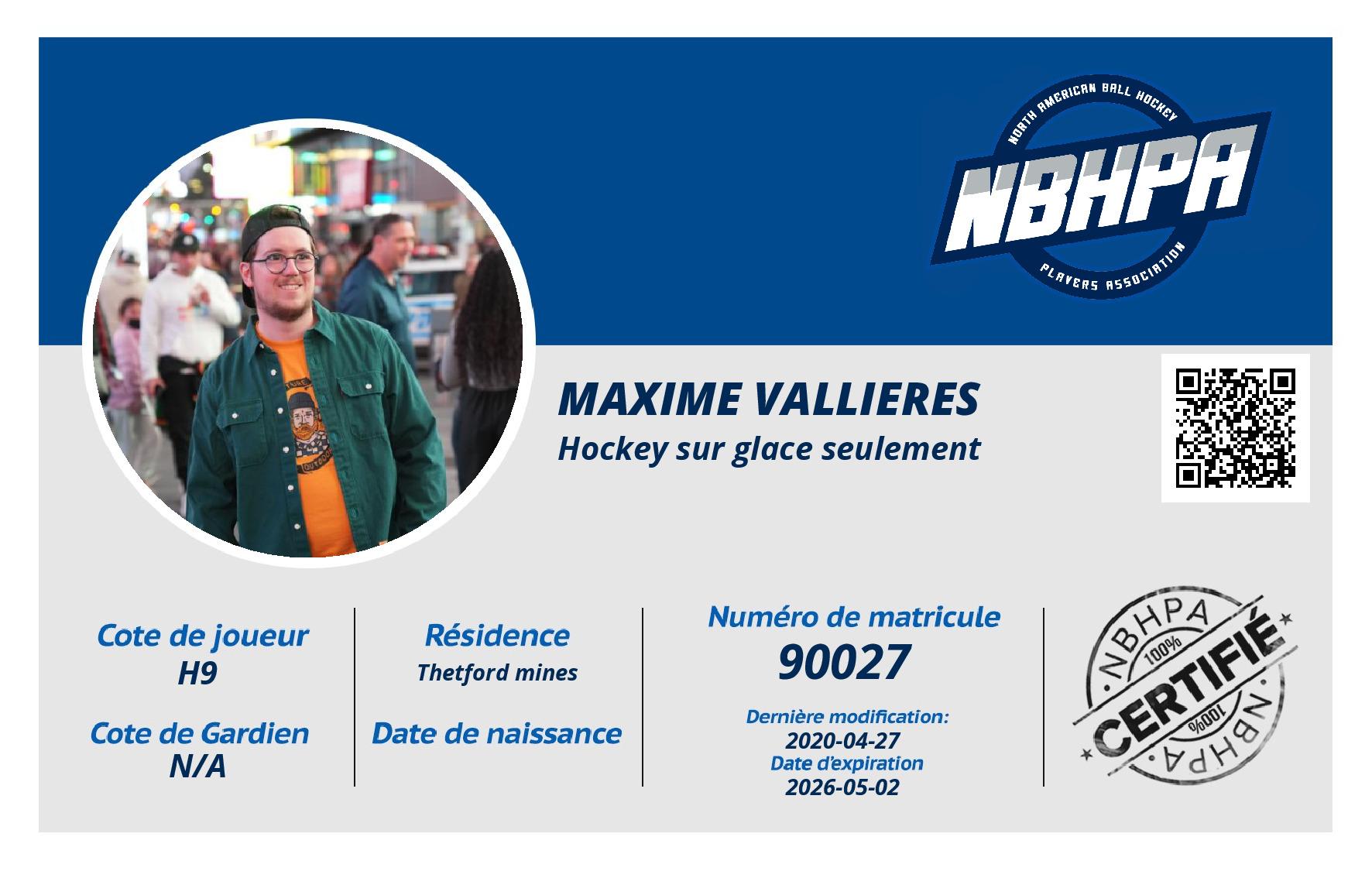 Maxime Vallieres