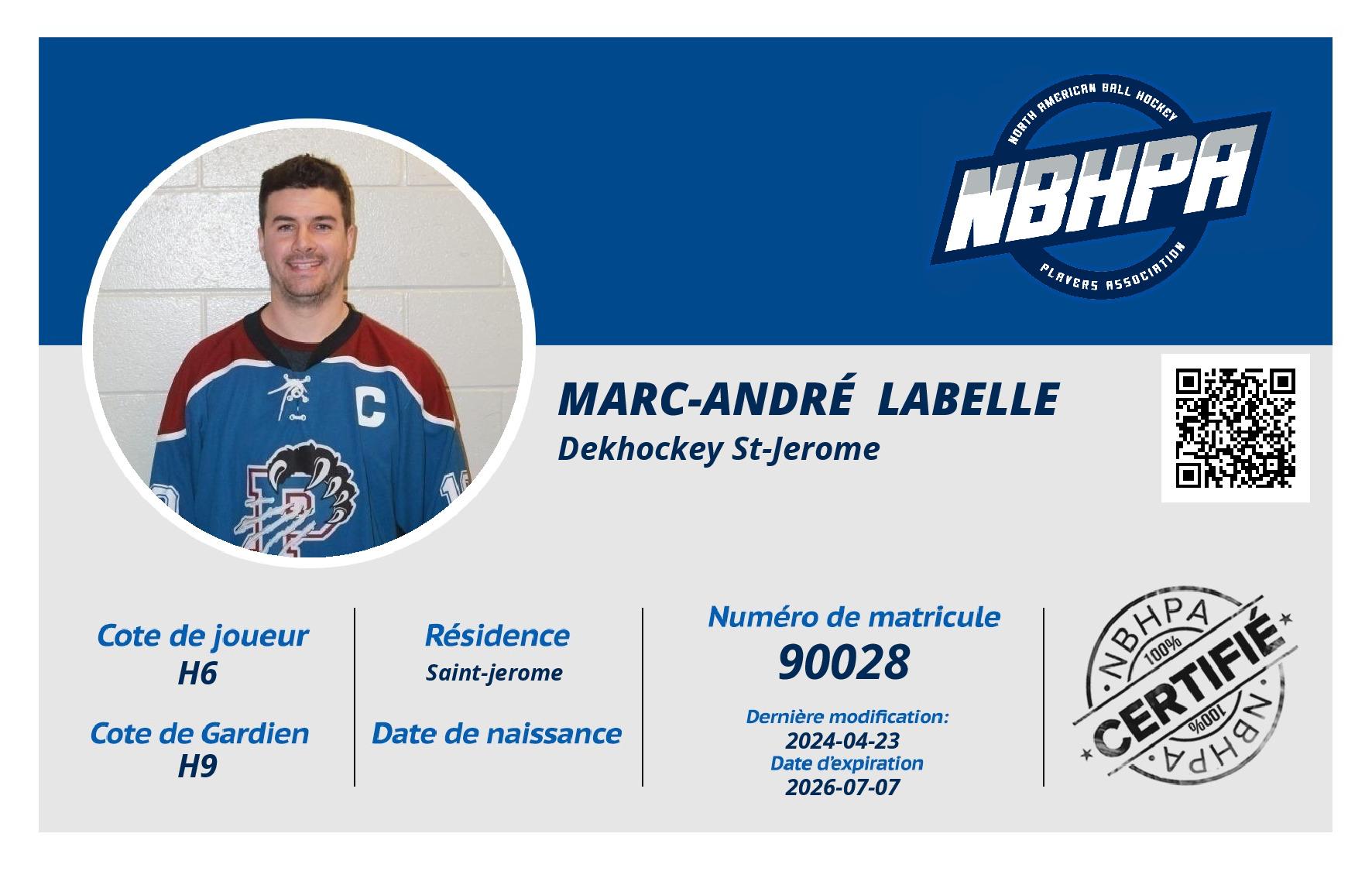 Marc-André  Labelle 