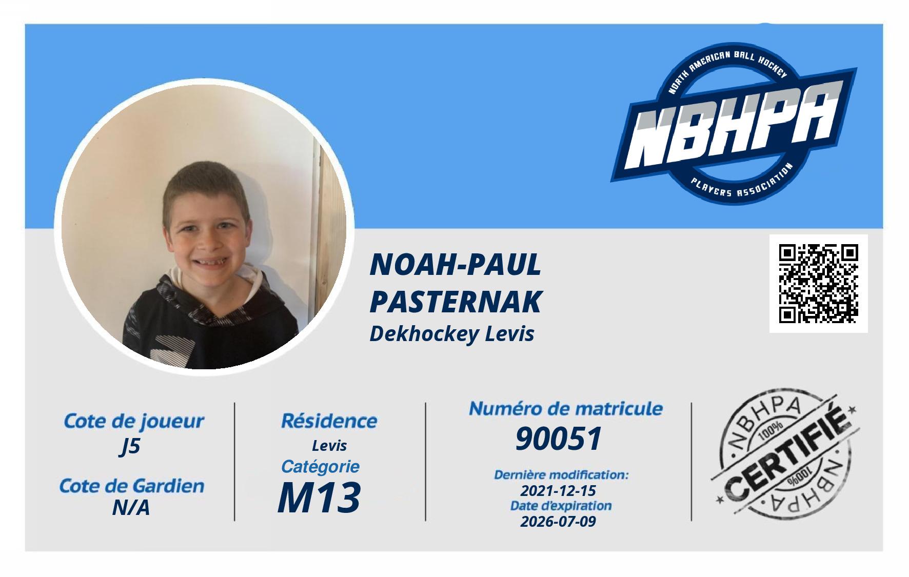 Noah-Paul Pasternak