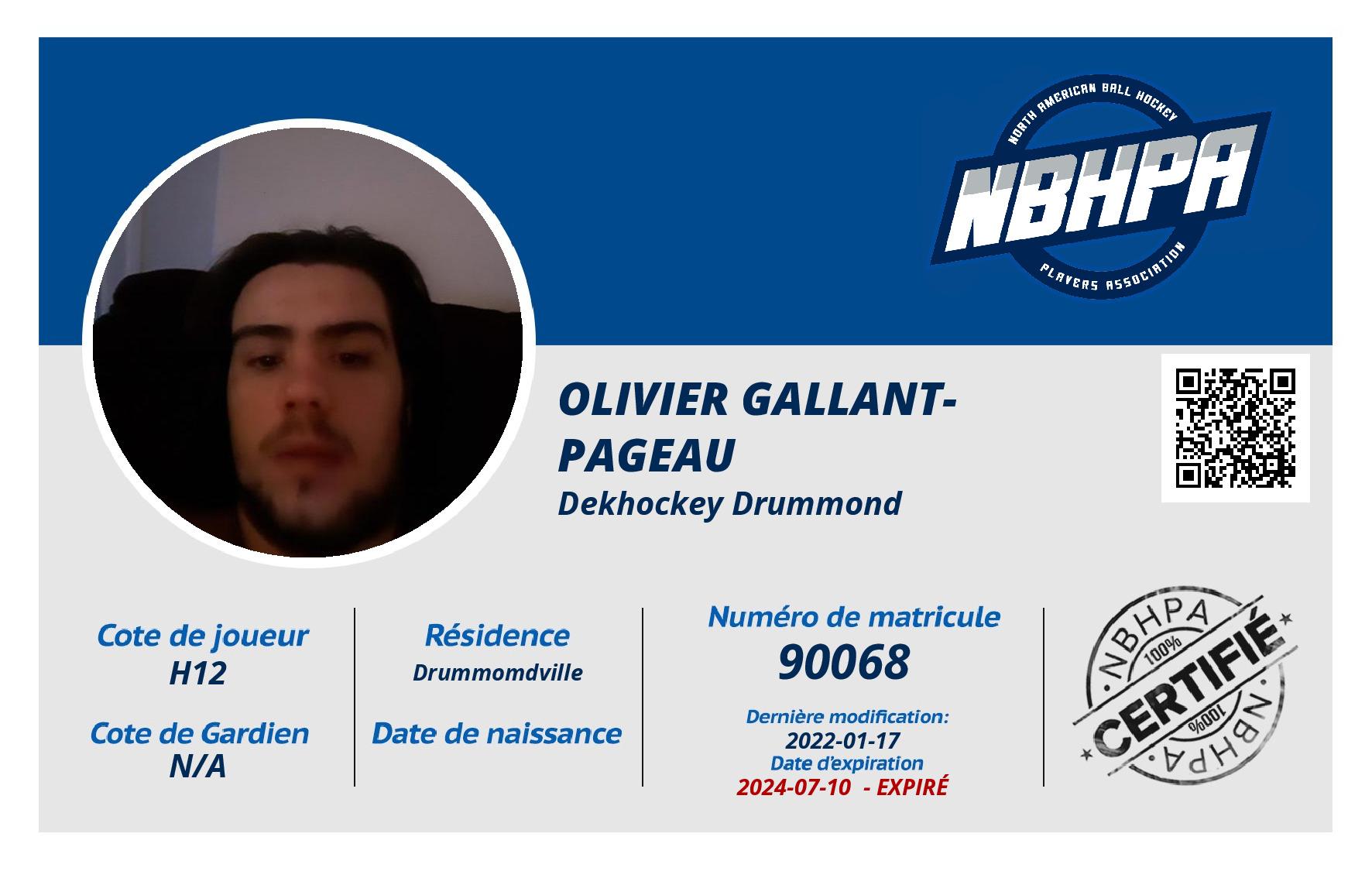 Olivier Gallant-pageau