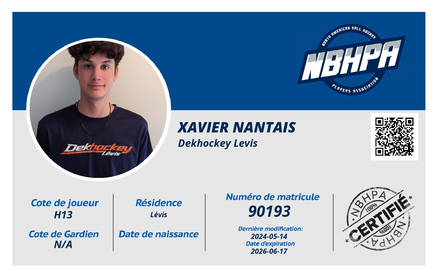 Xavier Nantais