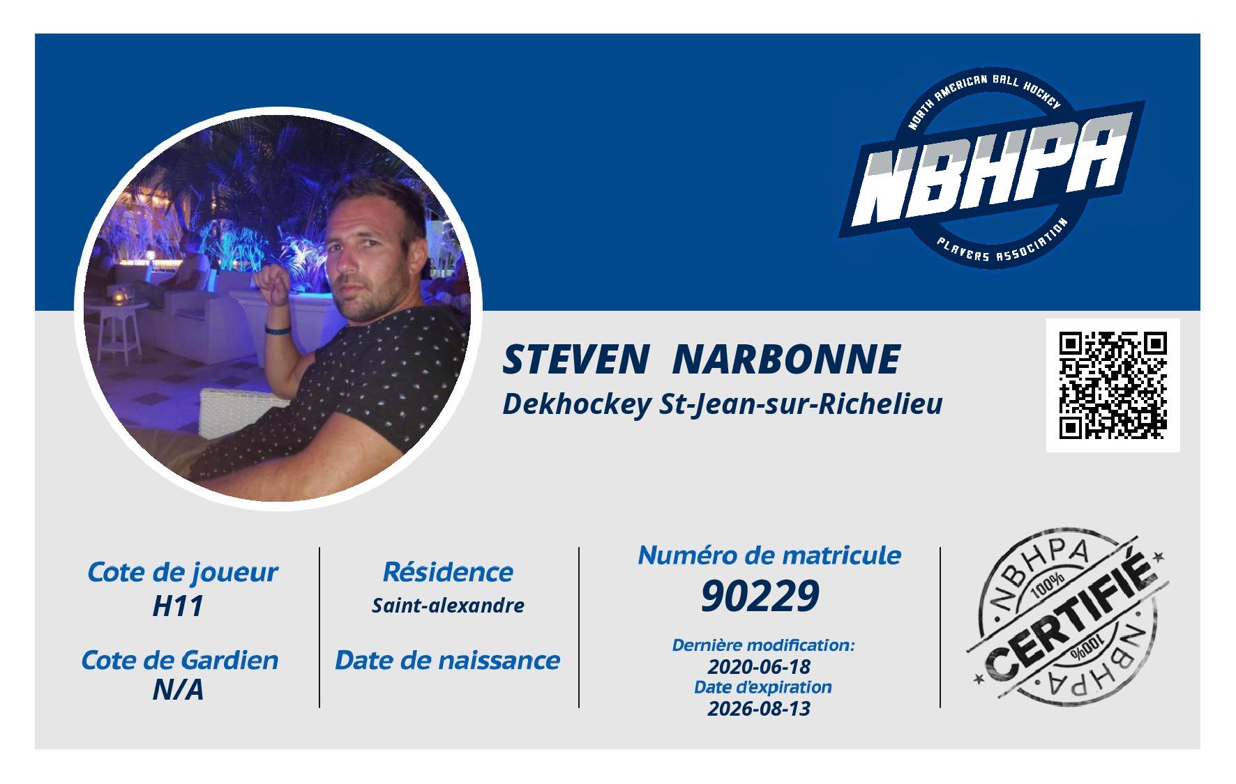 Steven  Narbonne 
