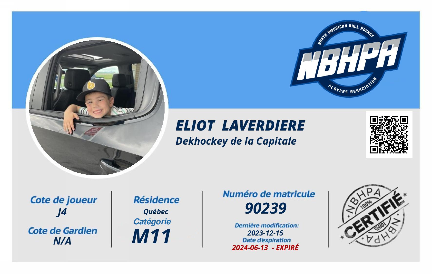Eliot  Laverdiere 