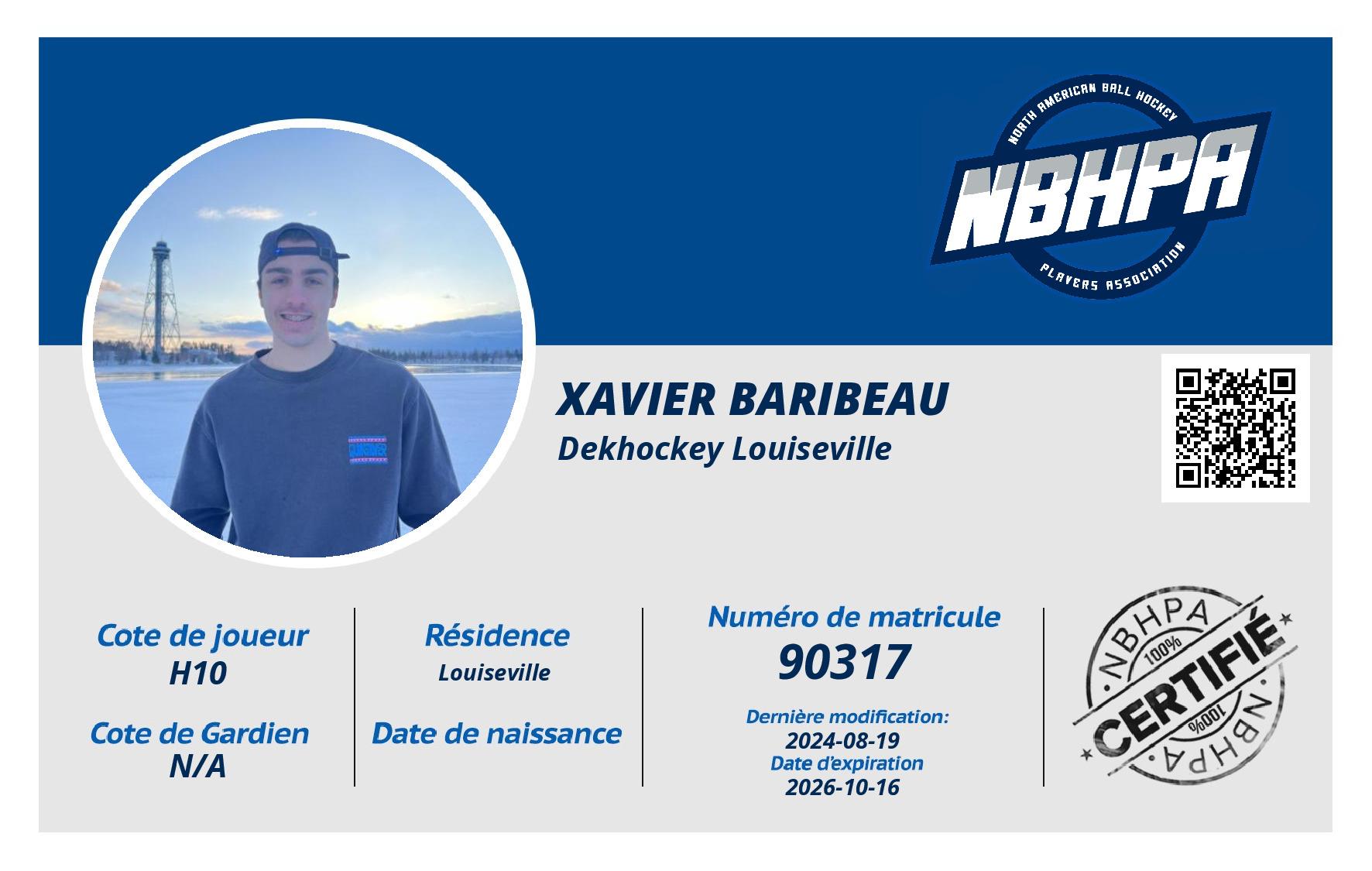 Xavier Baribeau