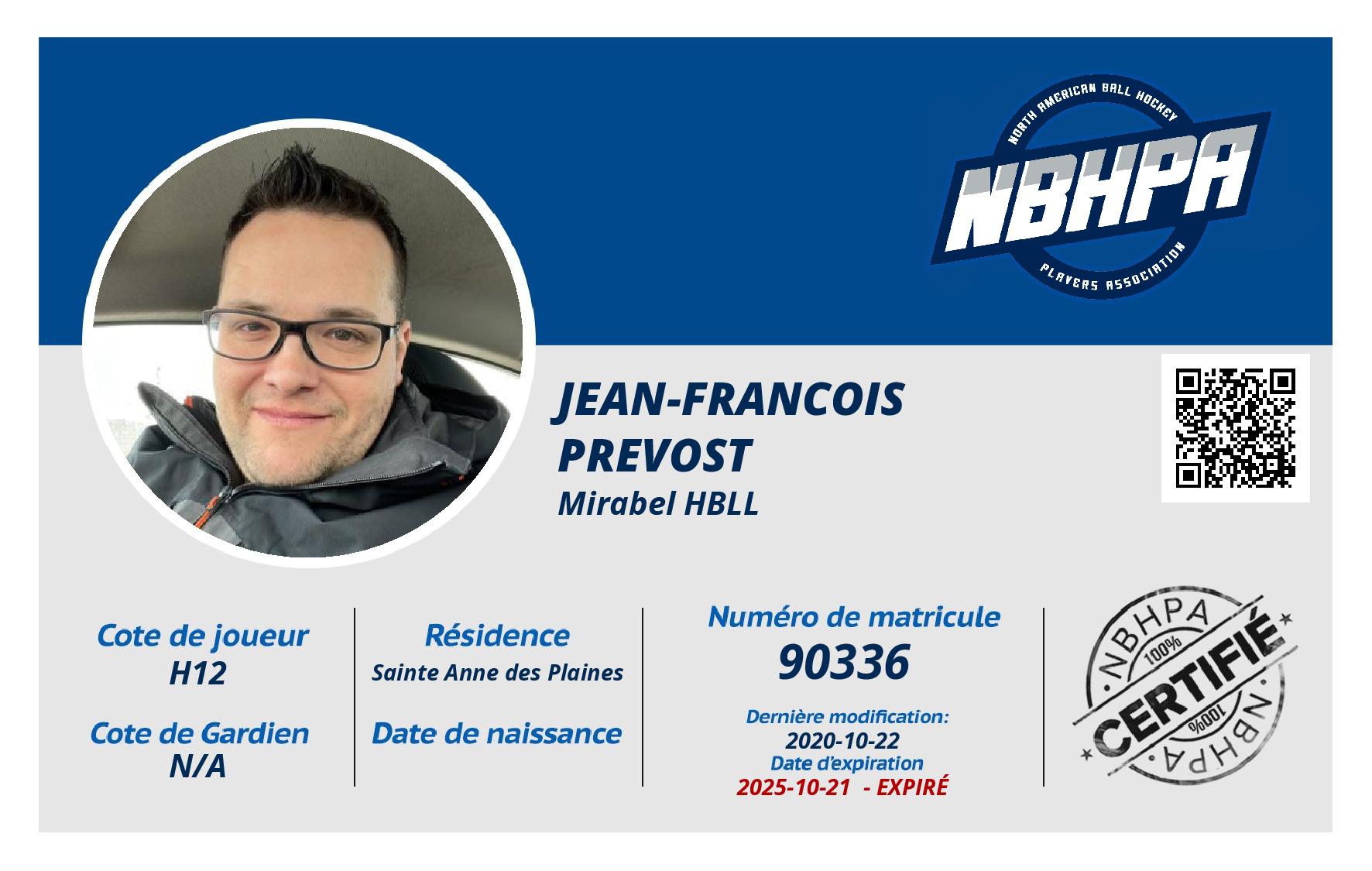 Jean-Francois Prevost