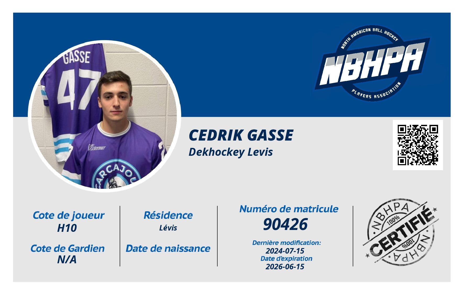Cedrik Gasse