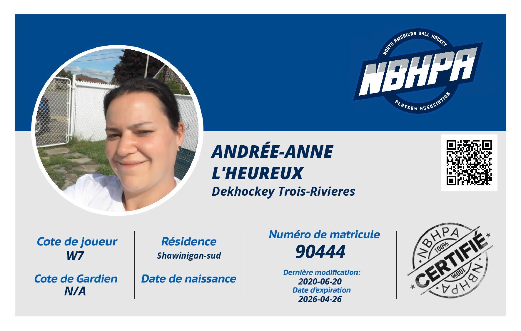 Andrée-Anne L'heureux