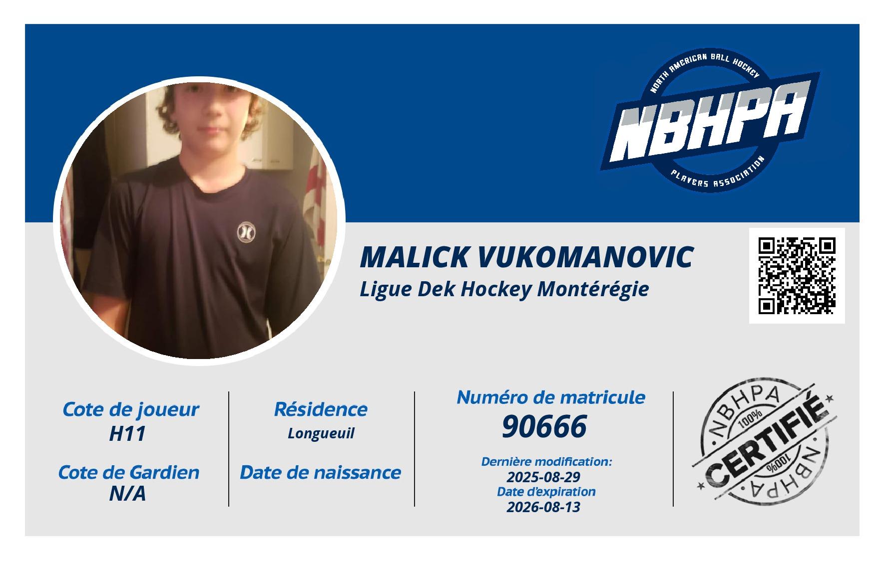 Malick Vukomanovic 
