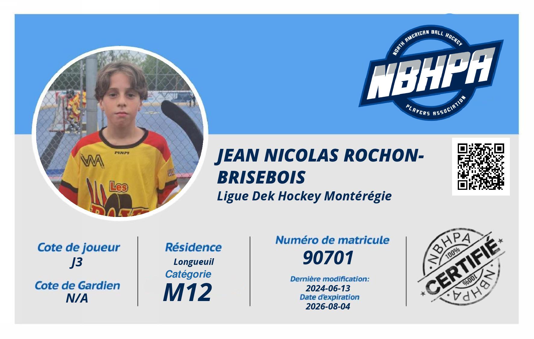 Jean Nicolas Rochon-Brisebois