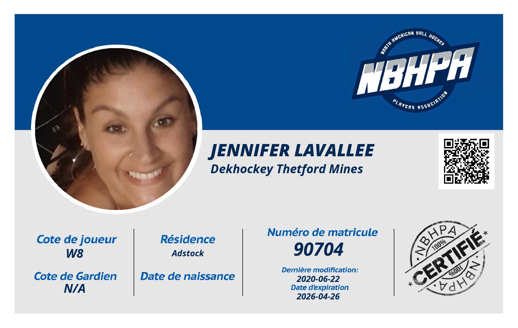 Jennifer Lavallee