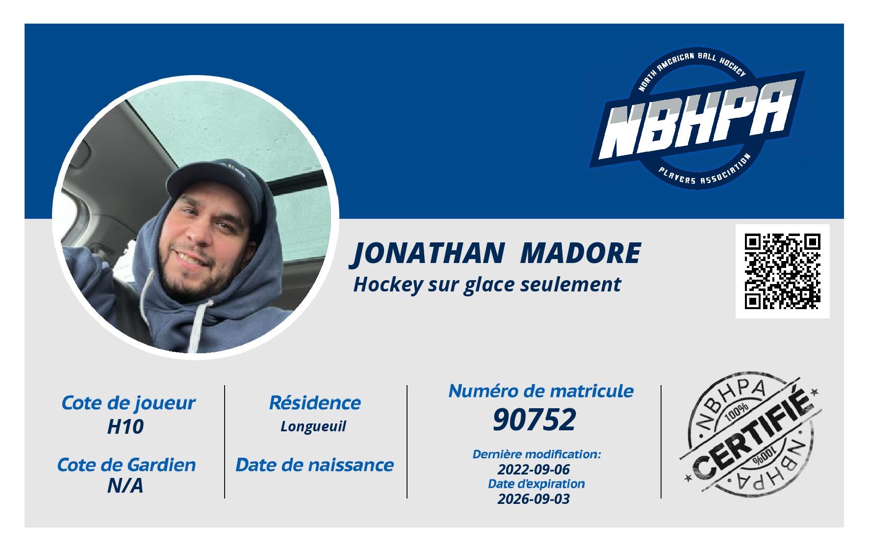 Jonathan  Madore 