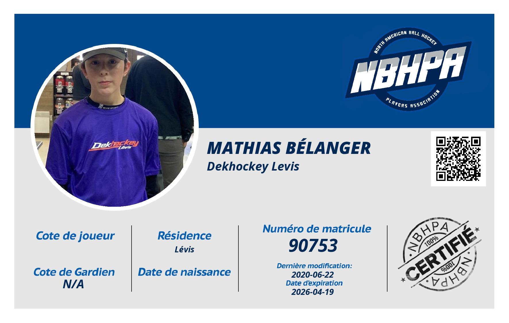 Mathias Bélanger