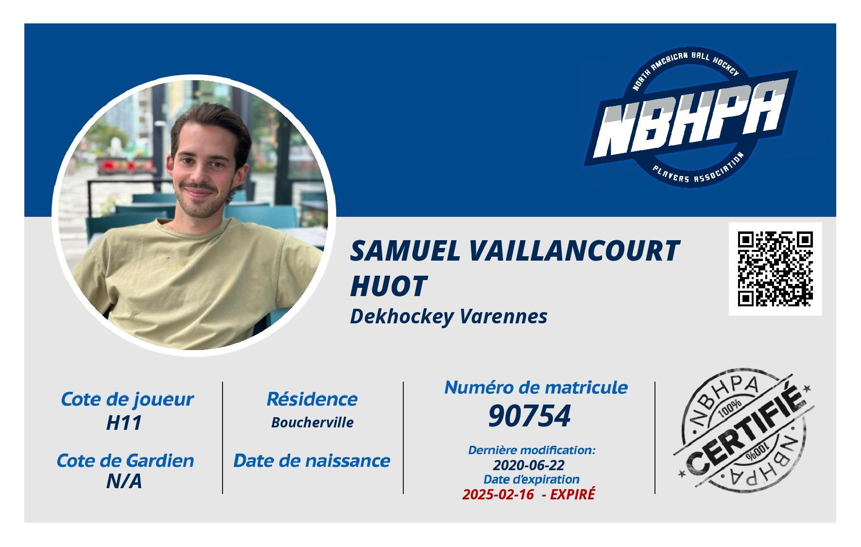 Samuel Vaillancourt Huot
