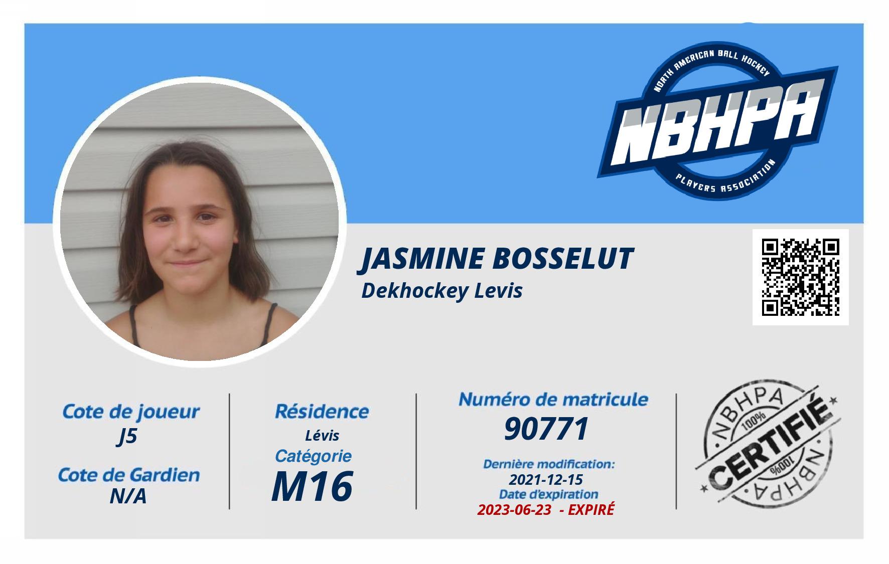 Jasmine Bosselut