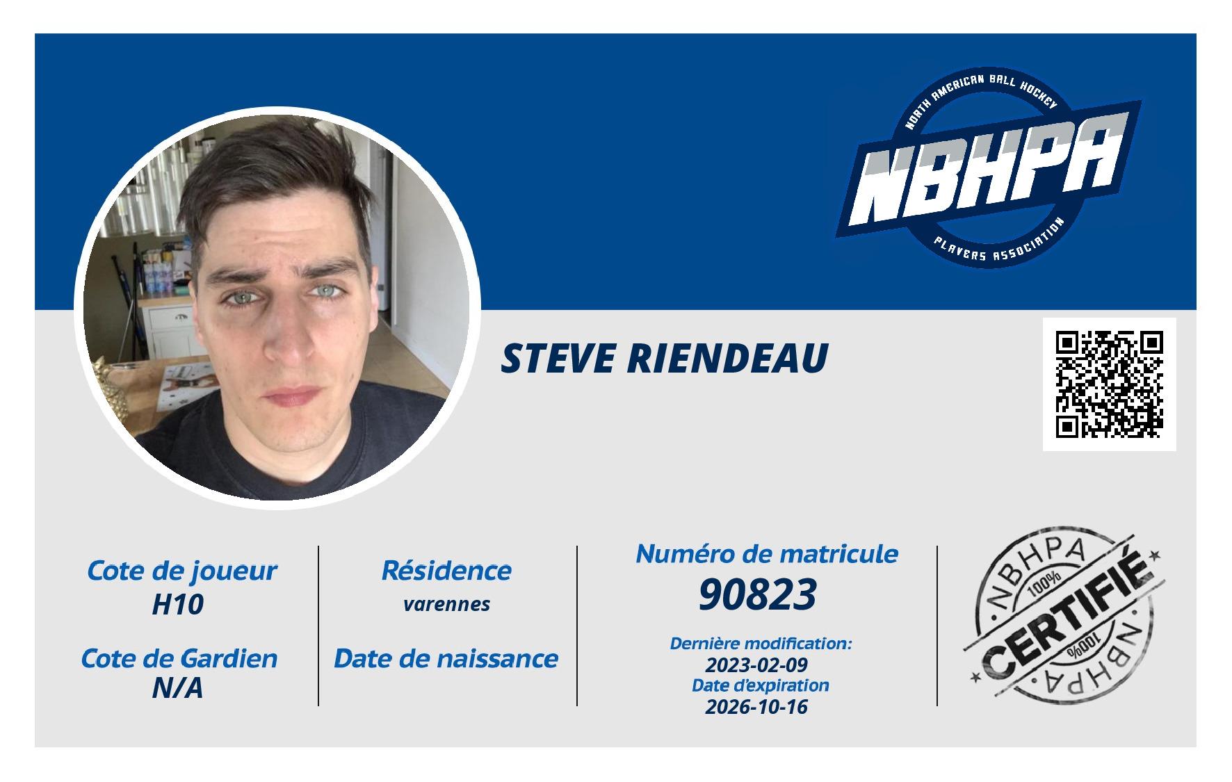 Steve Riendeau