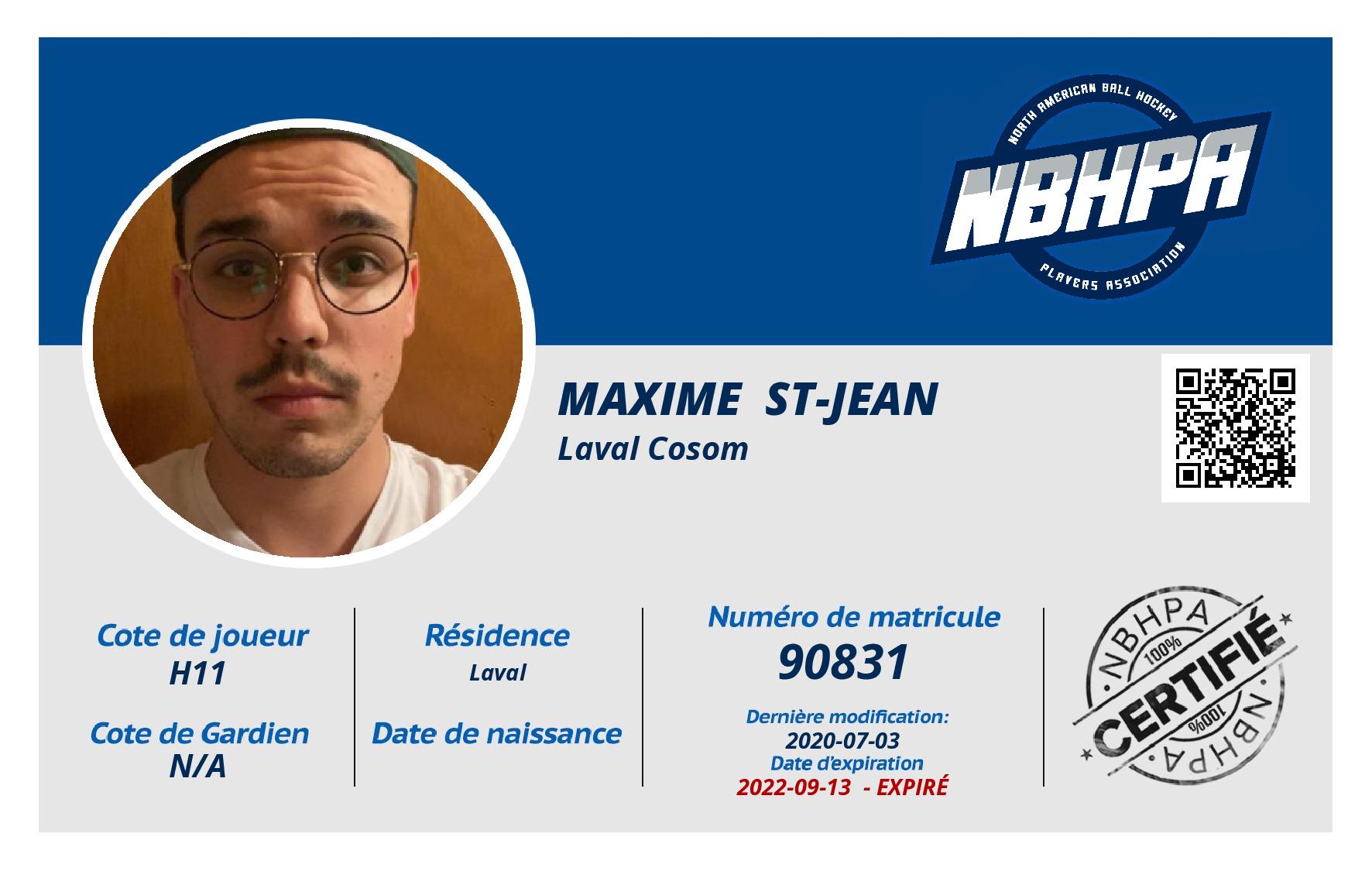 Maxime  St-jean