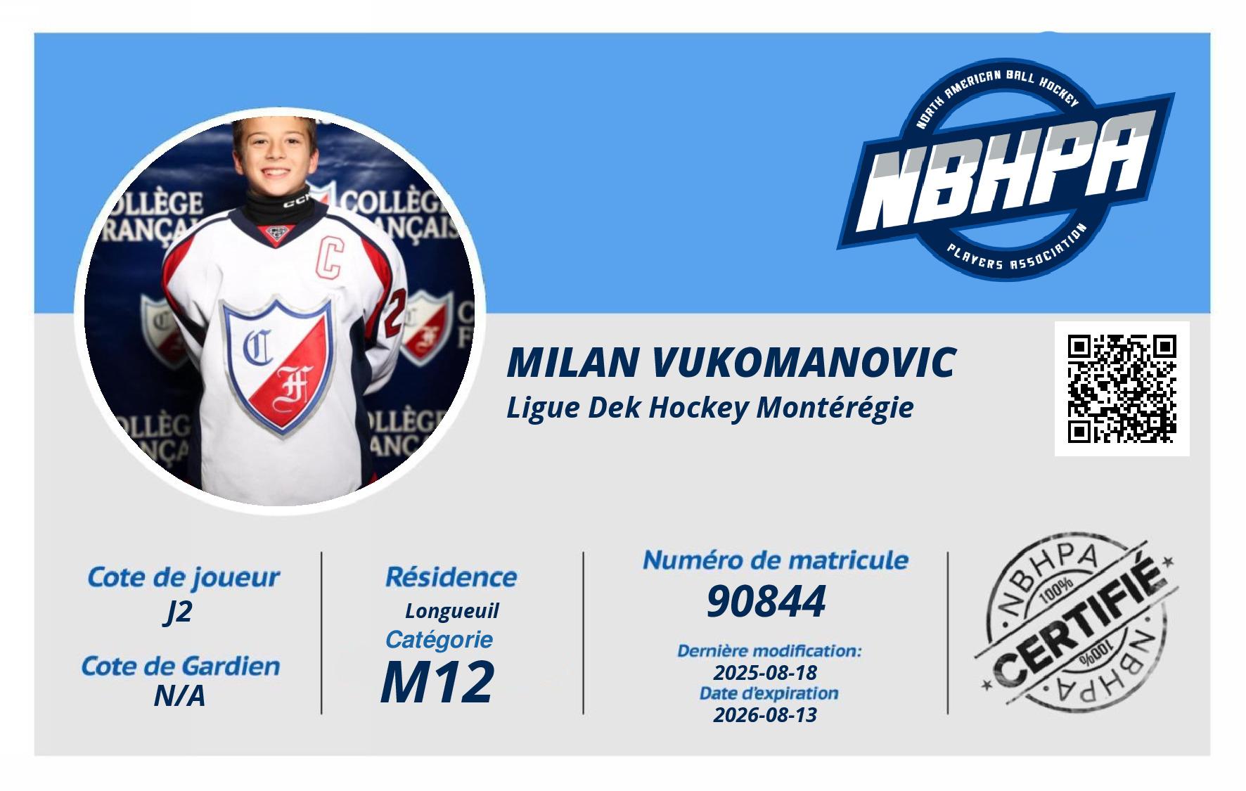 Milan Vukomanovic