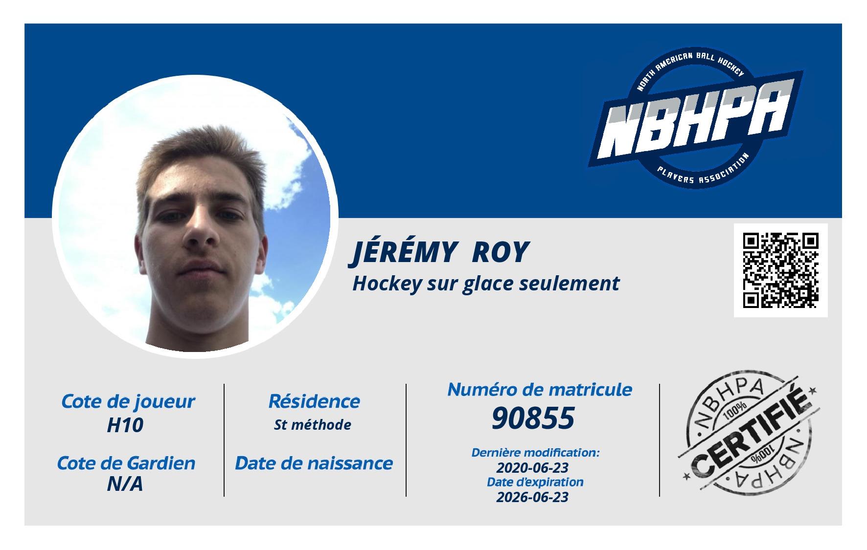Jérémy  Roy 
