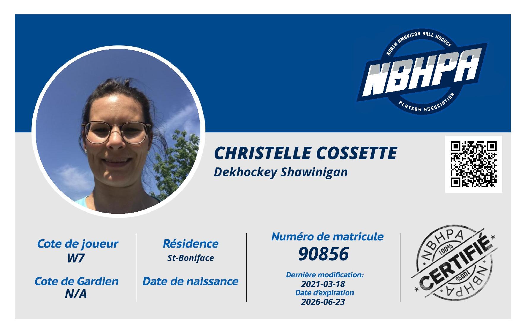 Christelle Cossette