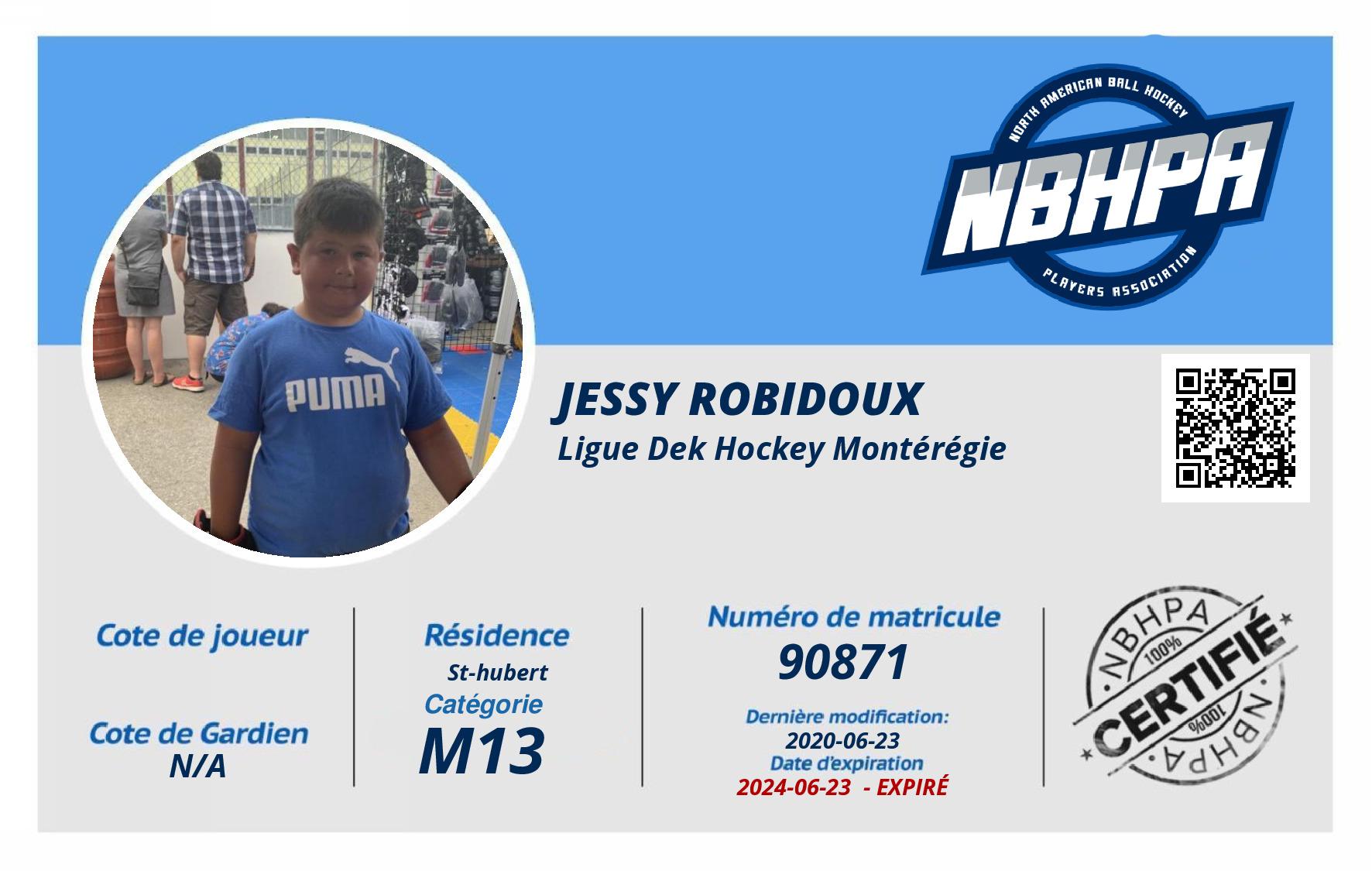 Jessy Robidoux