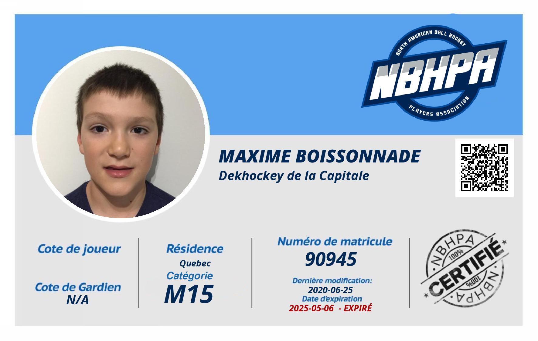 Maxime Boissonnade