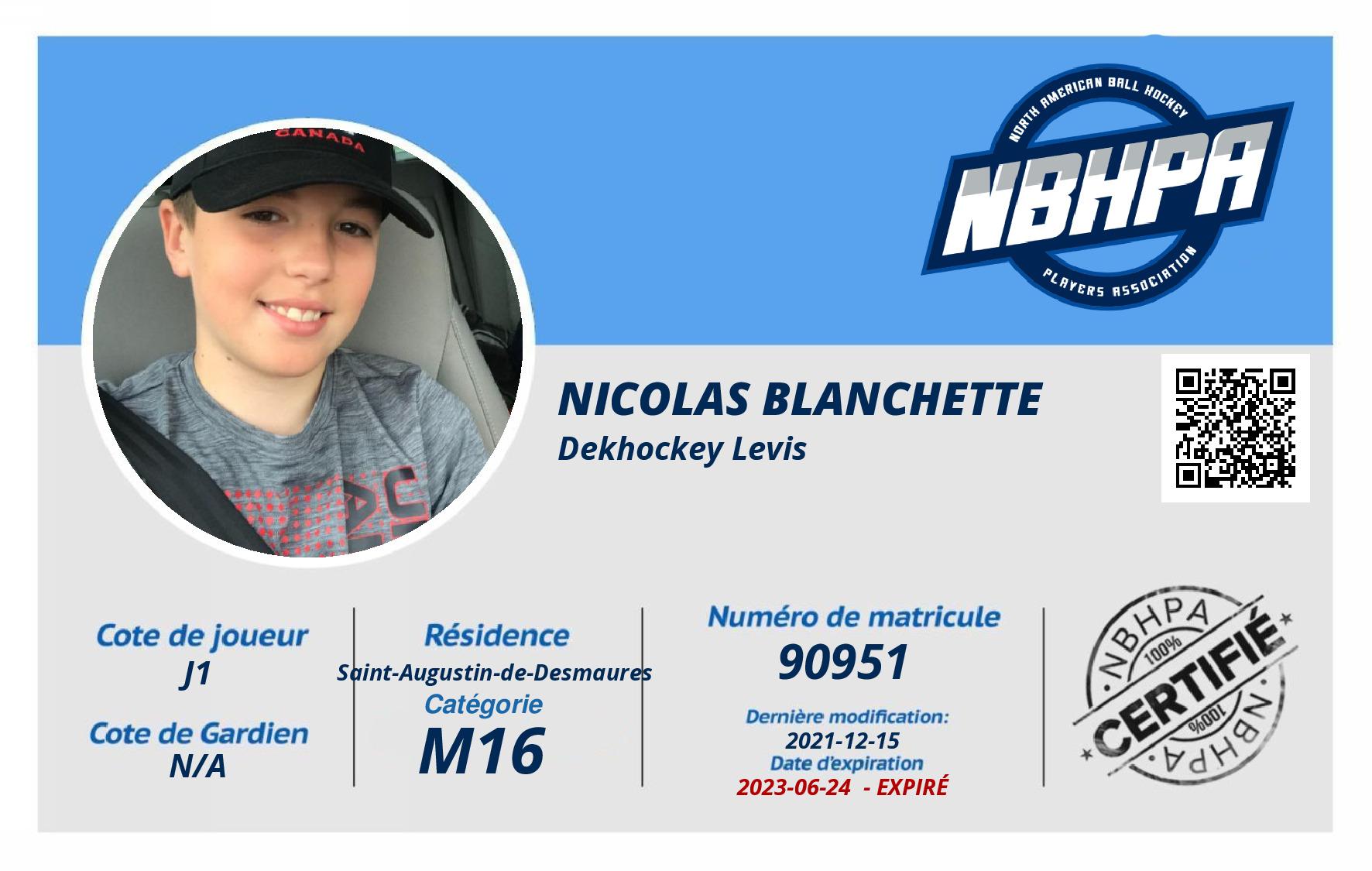 Nicolas Blanchette