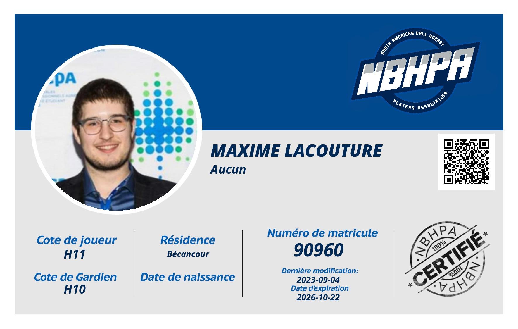 Maxime Lacouture
