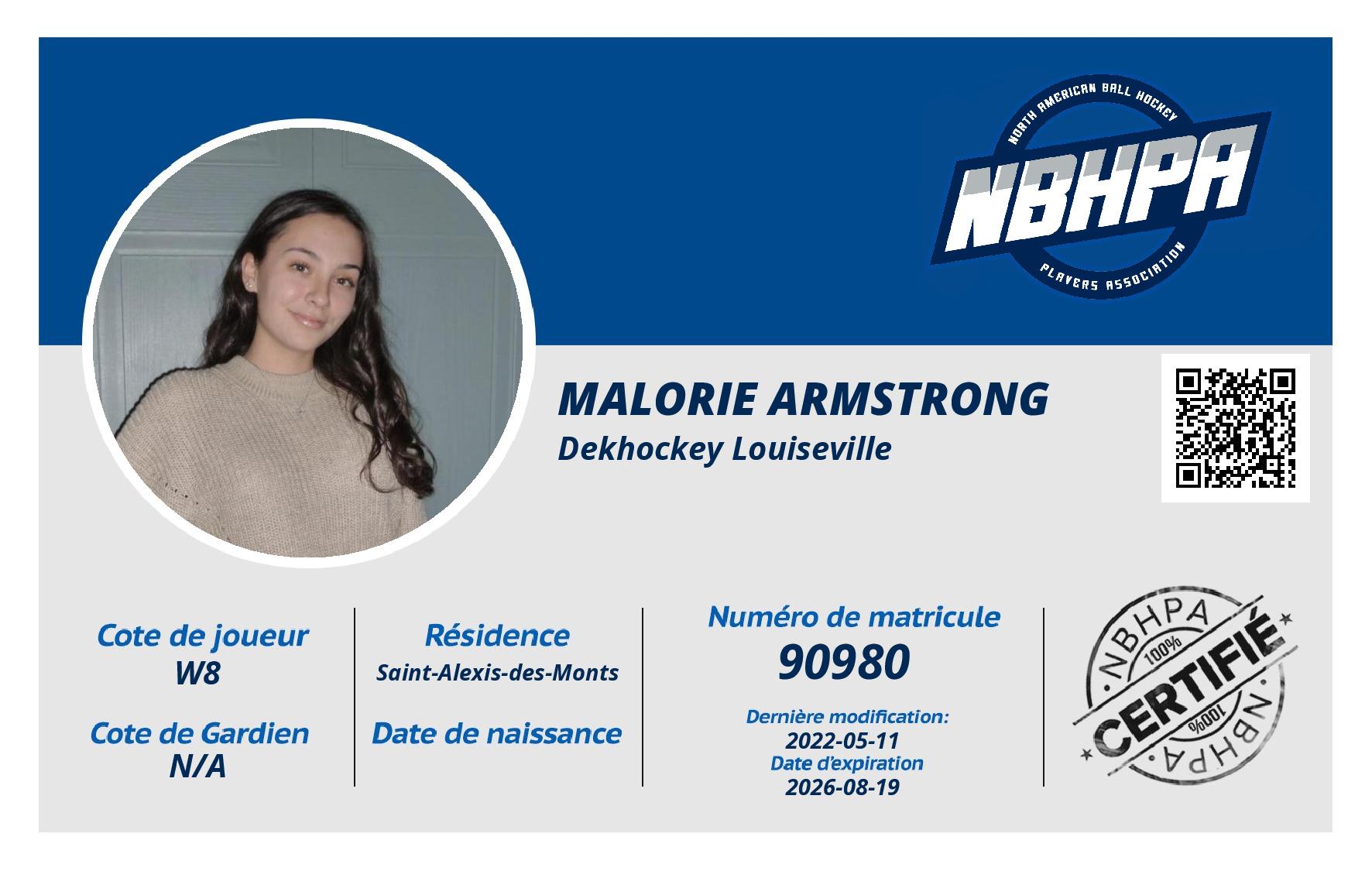 Malorie Armstrong 