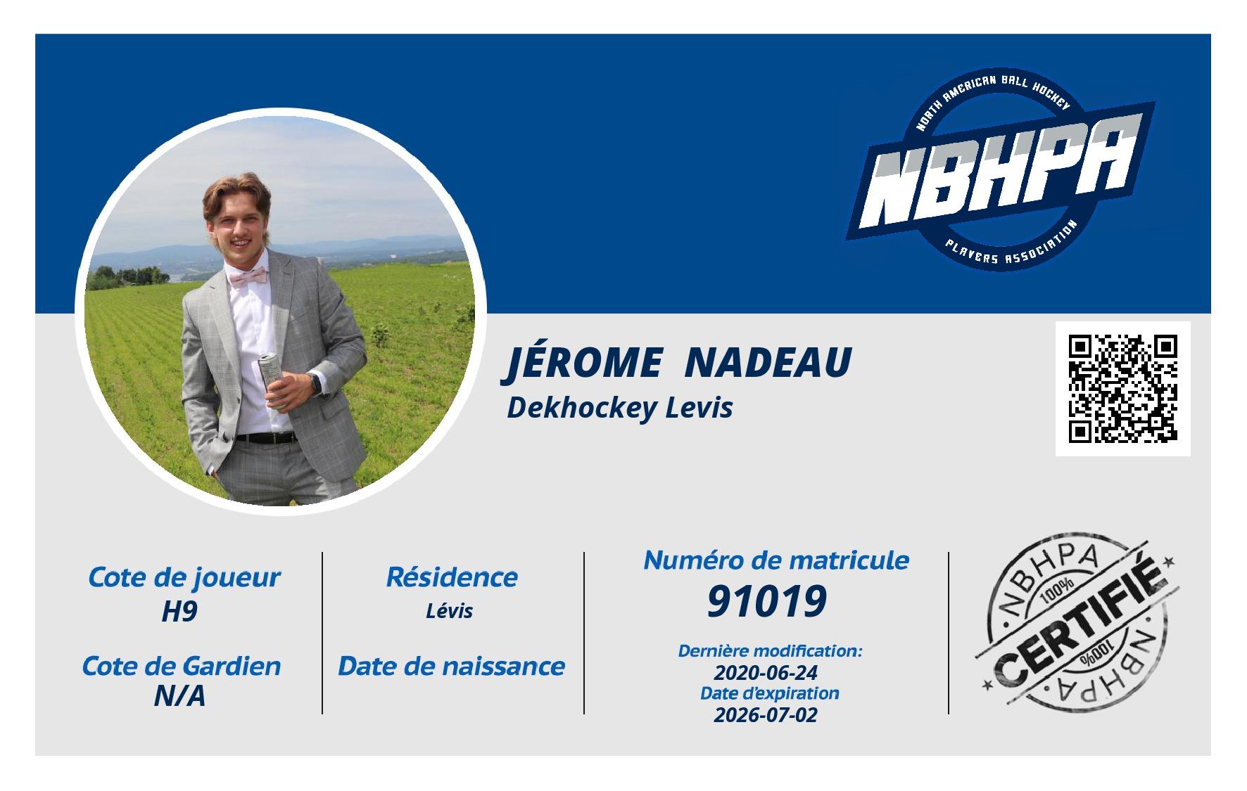 Jérome  Nadeau