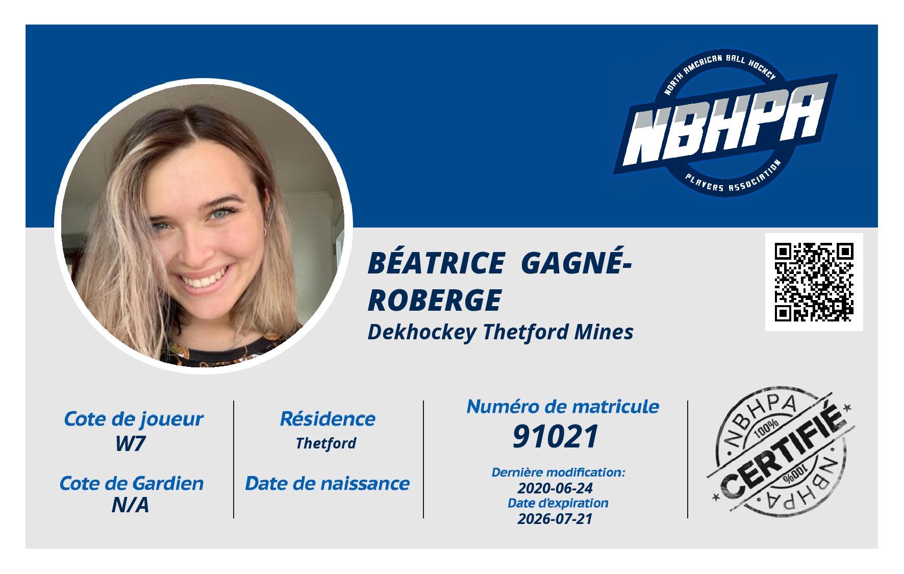 Béatrice  Gagné-Roberge