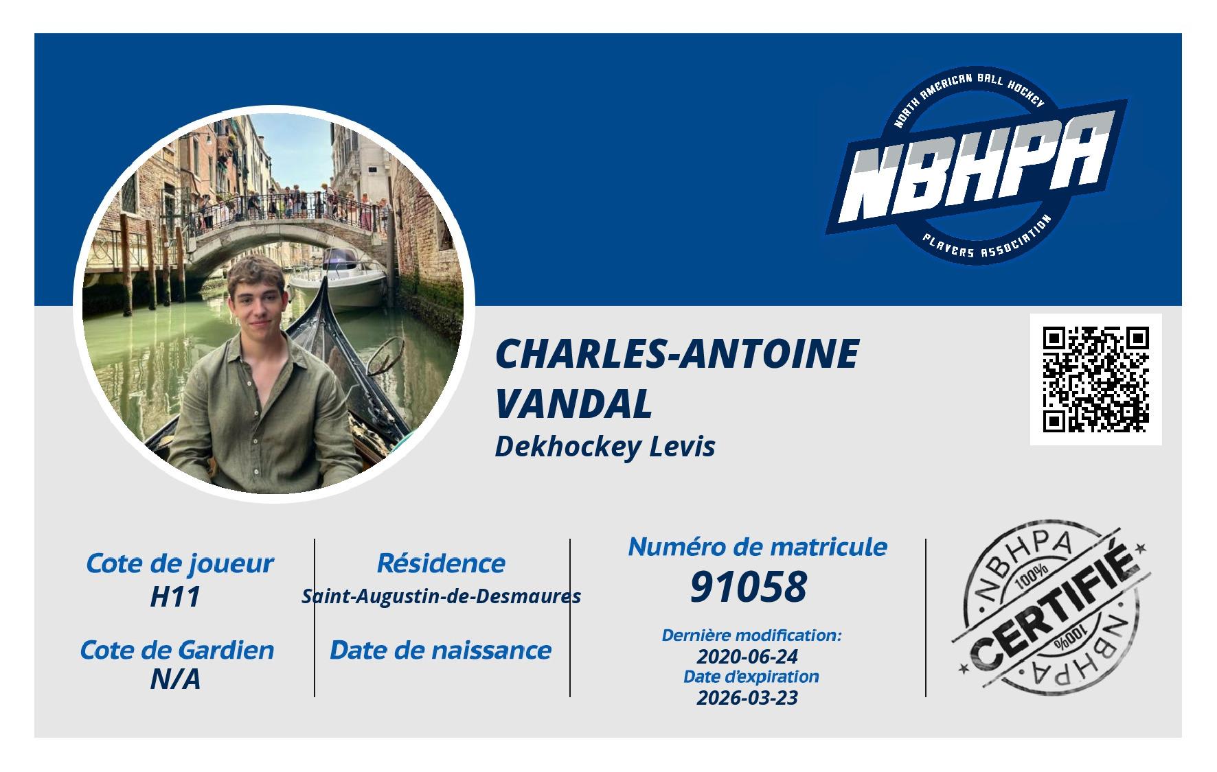 Charles-Antoine  Vandal